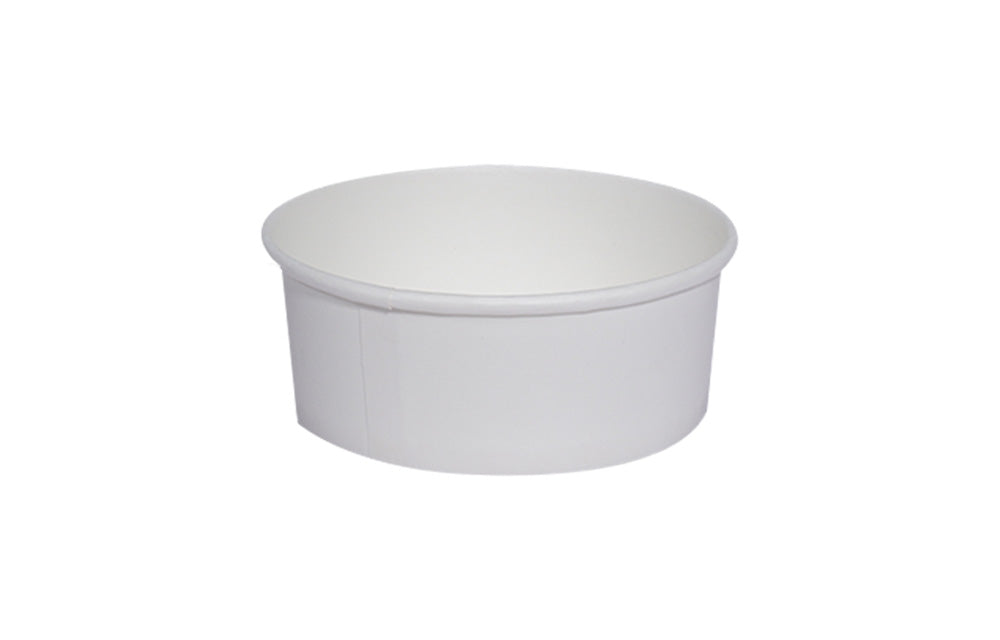 250ml Ice Cream Paper Cup White