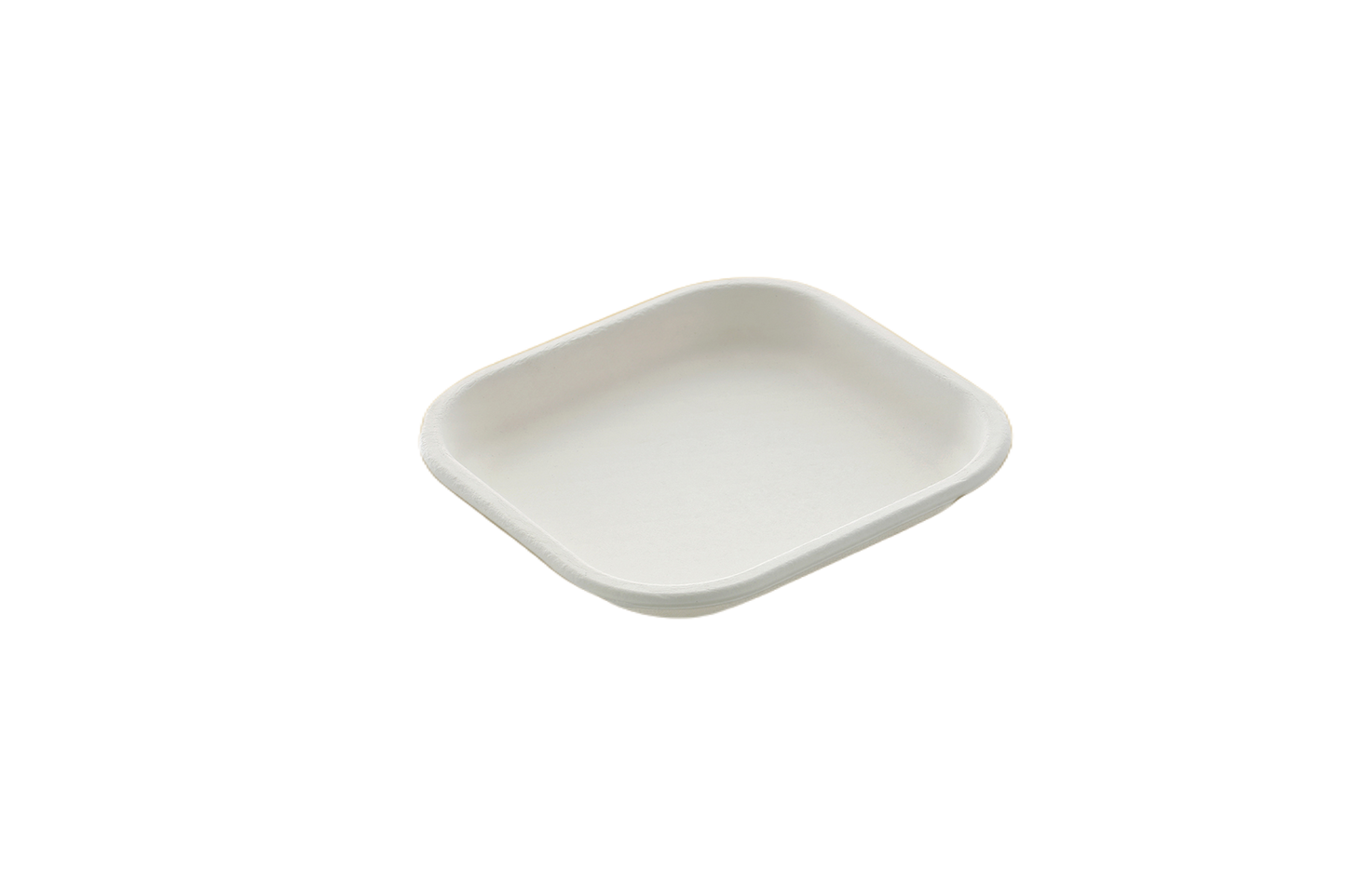 5-Inch Bagasse Square Plates 100% Compostable