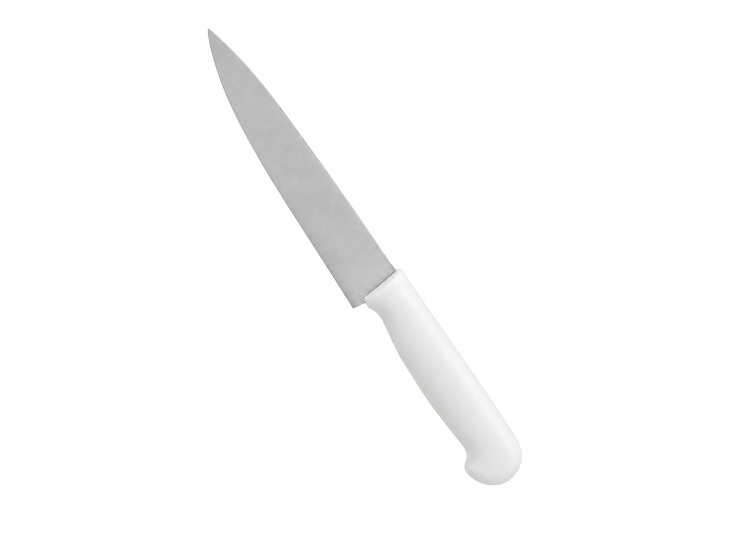 8 Inch Cook Knife – Stainless Steel Professional Kitchen Knife For Hotels, Restaurants & Catering Kitchens (White Handle)