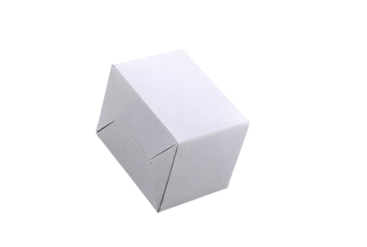 L4.75 x W4.75 x H3.25 Inch Paper Box White