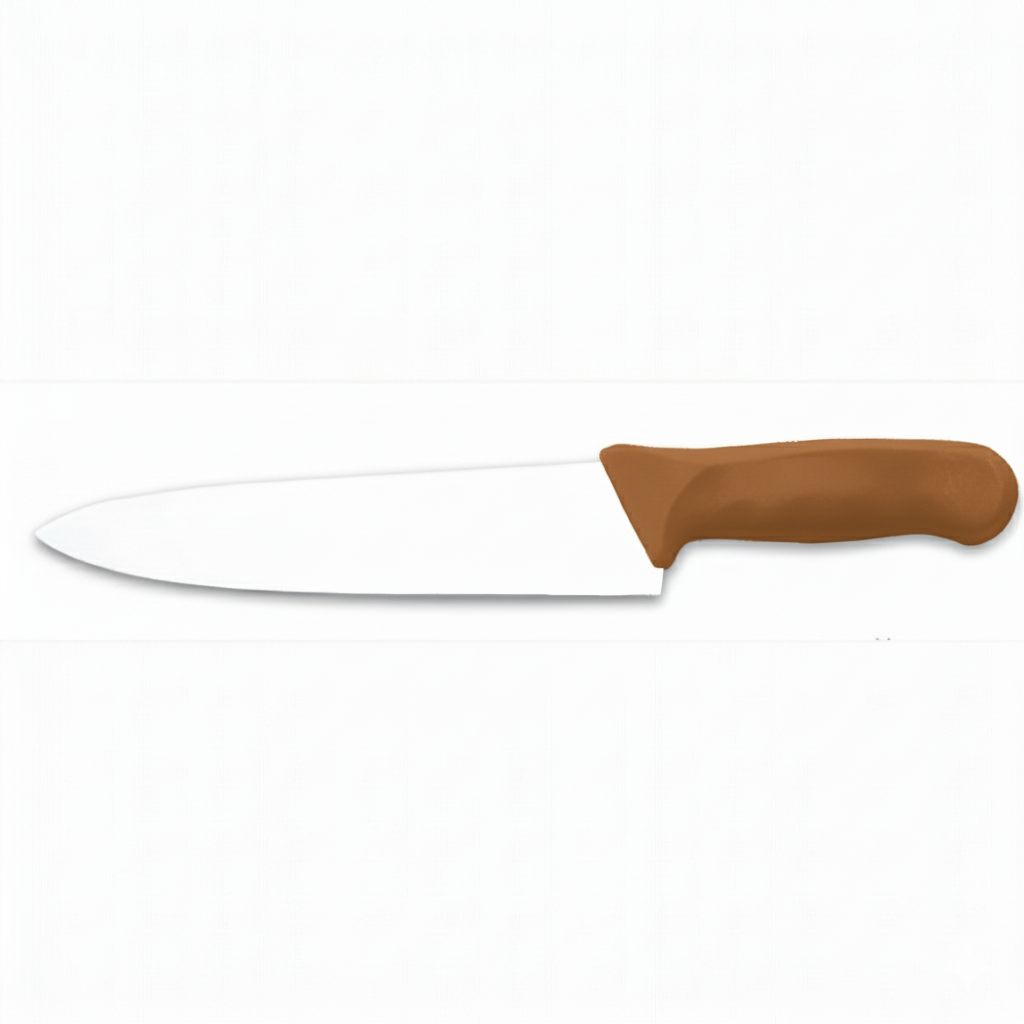 8-inch Blade Chef Knife In Brown