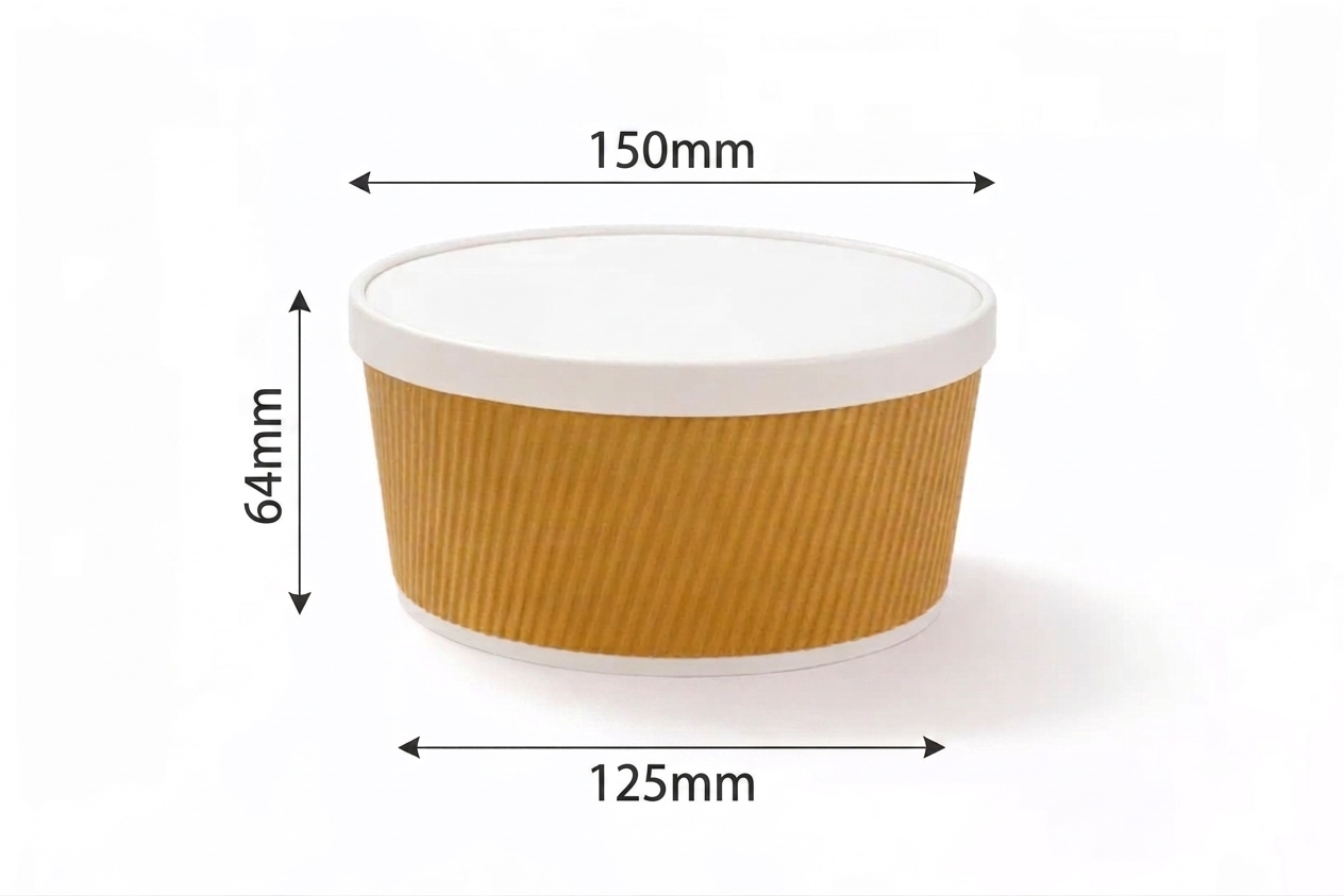 1000ml Paper Ripple Container