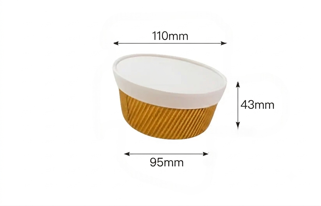 250ml Soup Bowl Paper Ripple