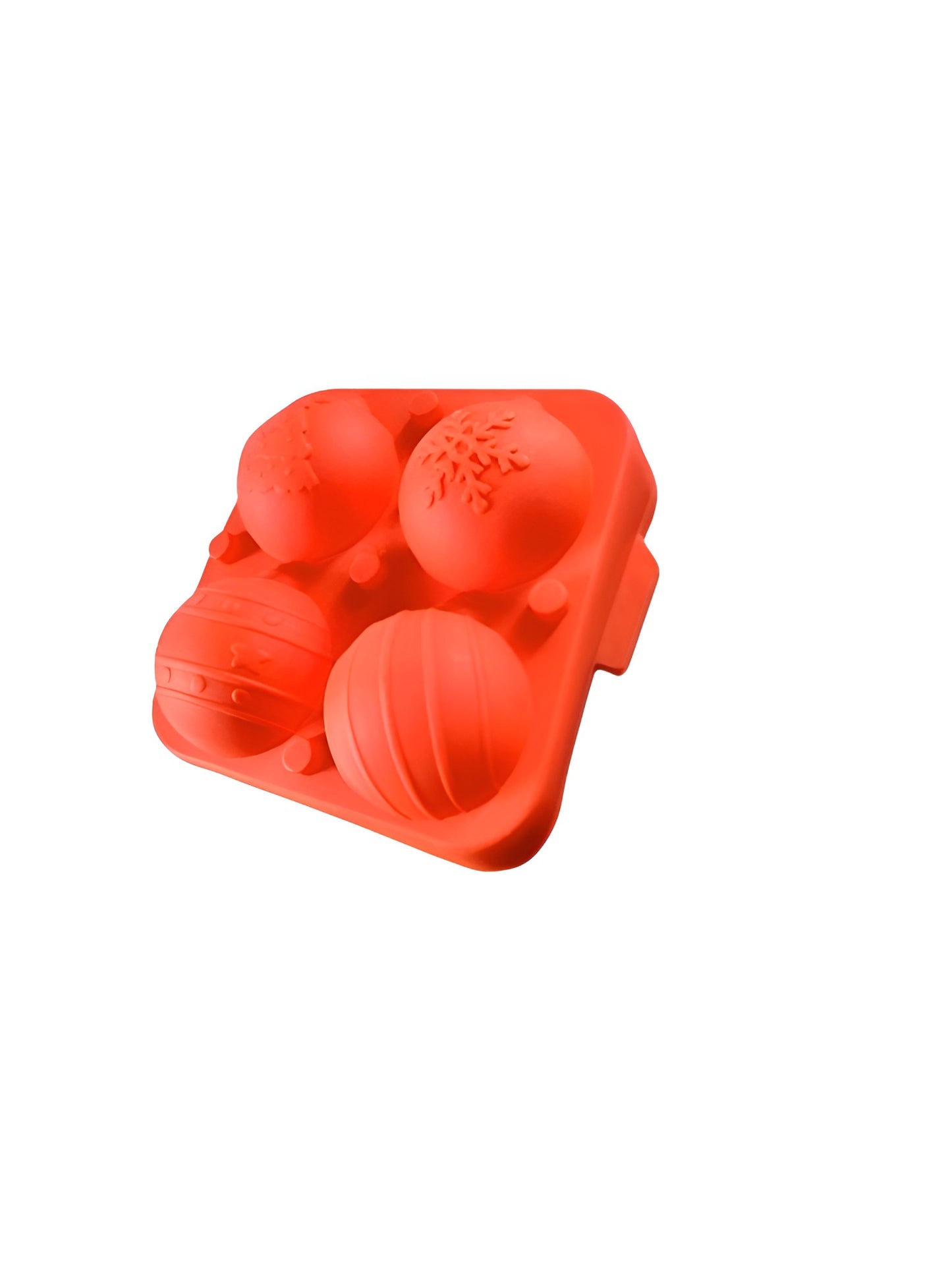 4Pc Round Xmas Ice Mould