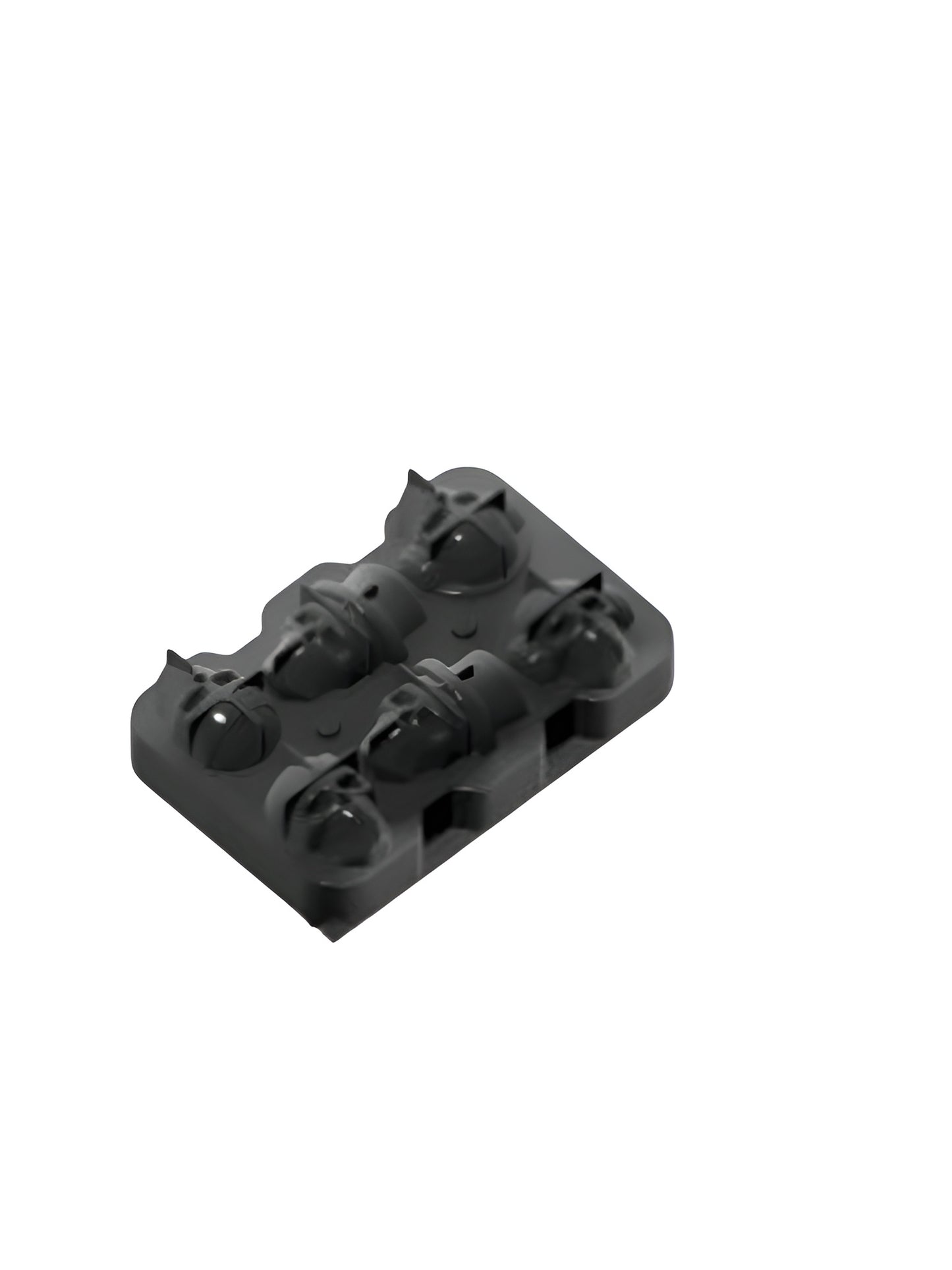 6Pc Skull With Hat Ice Mould