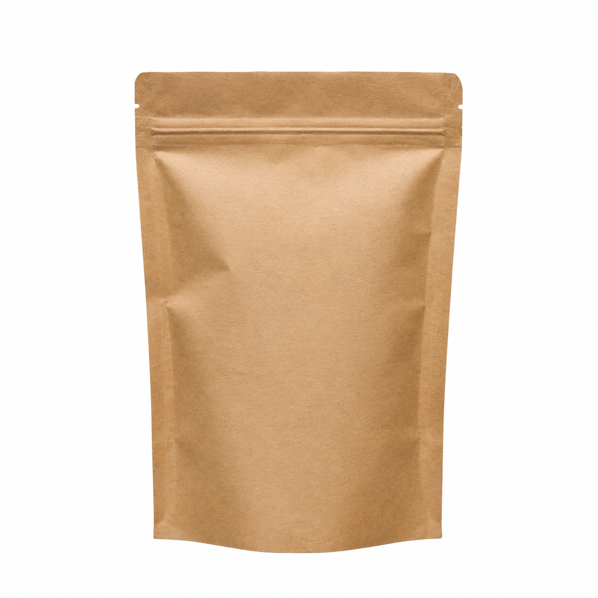 Standup Pouch without window Kraft brown 500g