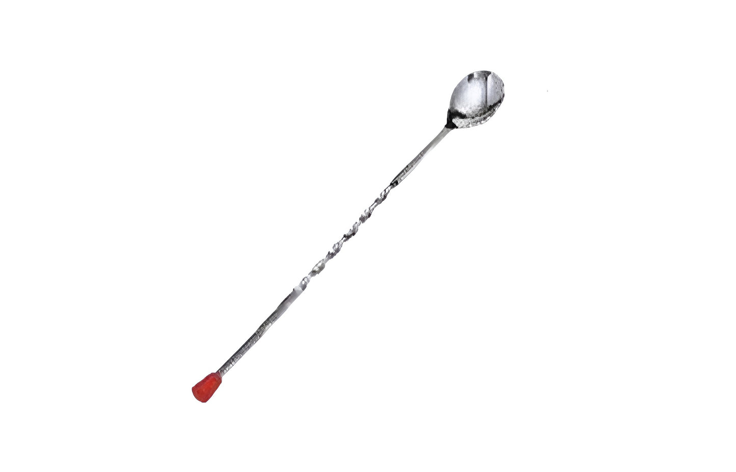 Stainless Steel 30cm Red Knob Bar Spoon
