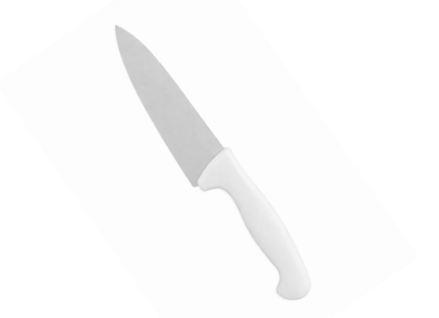 8 Inch Chef Knife – Stainless Steel Professional Kitchen Knife for Hotels & Restaurants (White Handle)