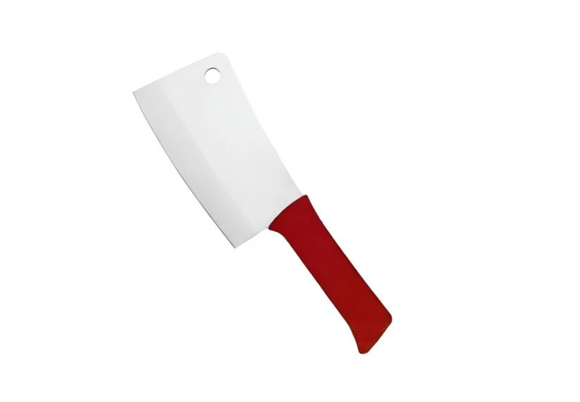 Commercial chopper Knife 8-inch Red Stainless steel