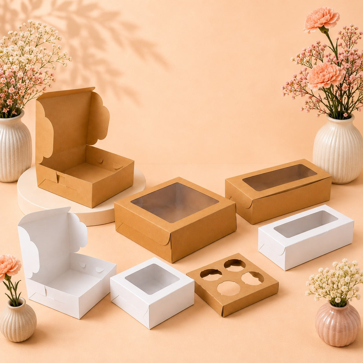Cake Boxes/Plum Cake/Cup Cake Shop 15 Products