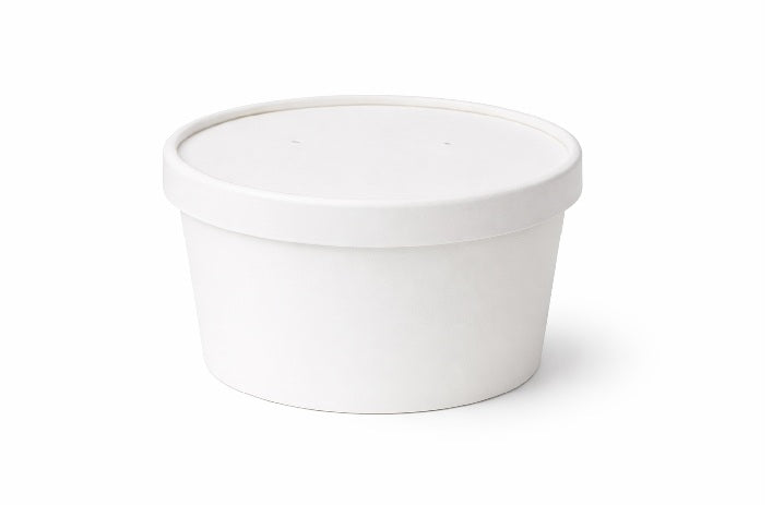 Paper Lids For 750ml White Soup Bowl