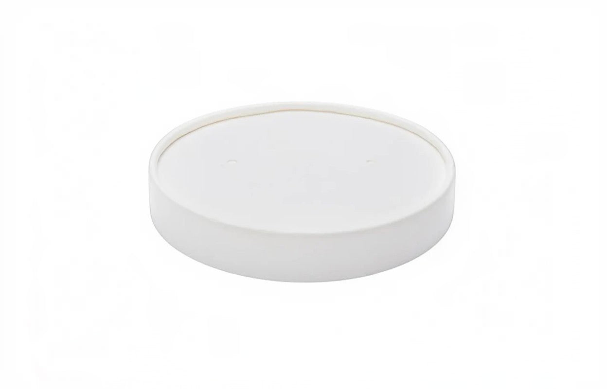 Paper Lids for 125ml White Containers