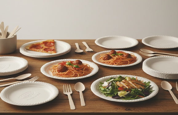 Cornstarch Round Plate