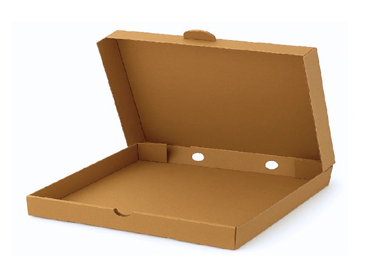 10inch Pizza Box 3Ply 200+120+200 Gsm Un Printed Brown