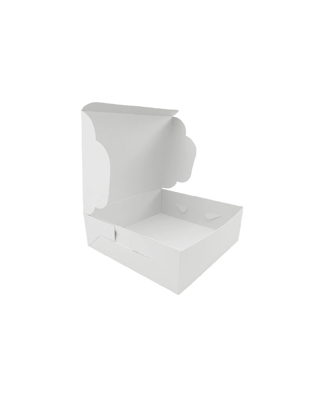 L10xW10xH4 1Kg White Virgin Kraft Paper Cake Box Without Window-1000/Ctn