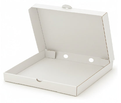10inch Pizza Box 3Ply 200+120+200 Gsm Un Printed White