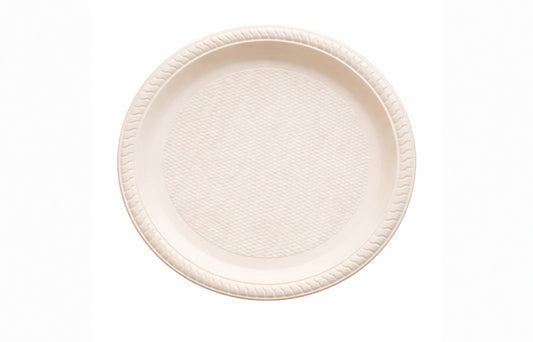 11-inch Cornstarch Round Plate Biodegradable