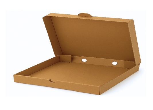 12inch Pizza Box 3Ply 200+120+200 Gsm Un Printed Brown