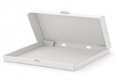 12inch Pizza Box 3Ply 200+120+200 Gsm Un Printed White