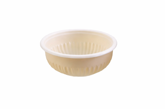 150ml Cornstarch Round Bowl With Lid Biodegradable