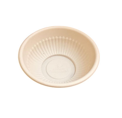 180ml Cornstarch Round Bowl Biodegradable W/o Lid