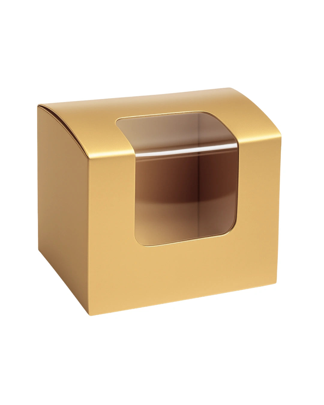 L3xW3xH3inch 3 Cookie Standup Box Brown Virgin Kraft Paper With Window-1000/Ctn