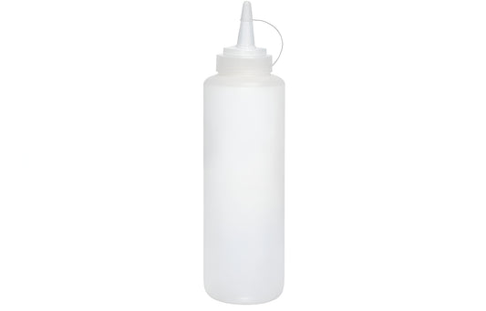 36oz Squeeze Bottle With Lid White