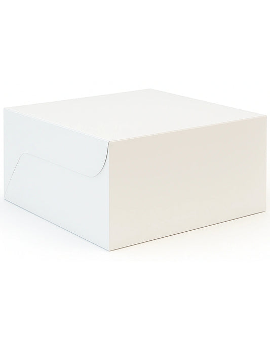 L5xW3.5XH3.5 inch 1 Pastry Box White Virgin Kraft Paper Without Window-1000/ctn