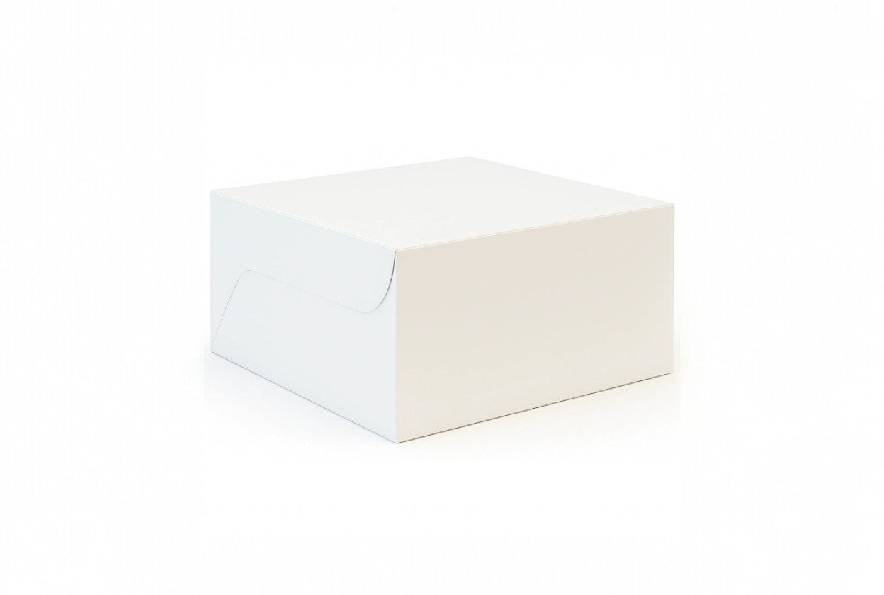 L5xW3.5XH3.5 inch 1 Pastry Box White Virgin Kraft Paper Without Window-1000/ctn