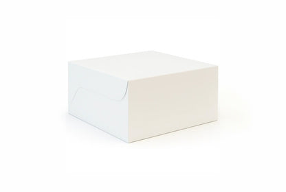 L5xW5xH3 inch 2 Pastry Box White Virgin Kraft Paper Without Window-1000/Ctn