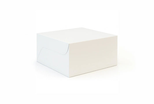 L5xW5xH3 inch 2 Pastry Box White Virgin Kraft Paper Without Window-1000/Ctn
