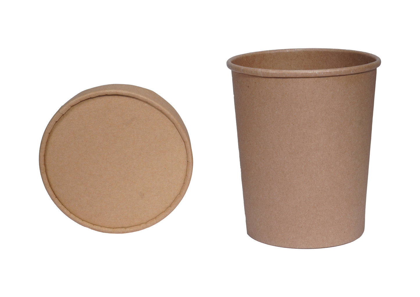 1000ml Kraft Brown paper Takeaway container Food-grade with leak-resistant Suitable for soups, noodles, and hot or cold takeaway items.