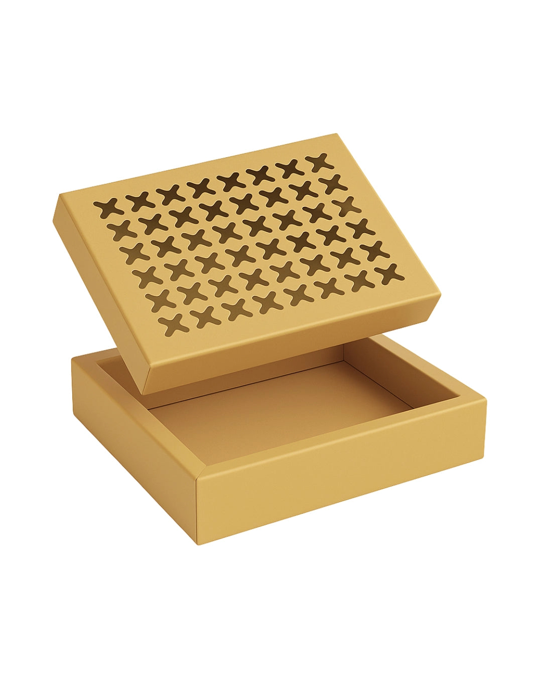 L6.75xW5xH1.25 inch 6 Piece Chocolate Netted Design Brown Virgin Kraft Paper-1000/Ctn