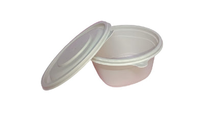 650ml Lid For Cornstarch Round Bowl Biodegradable