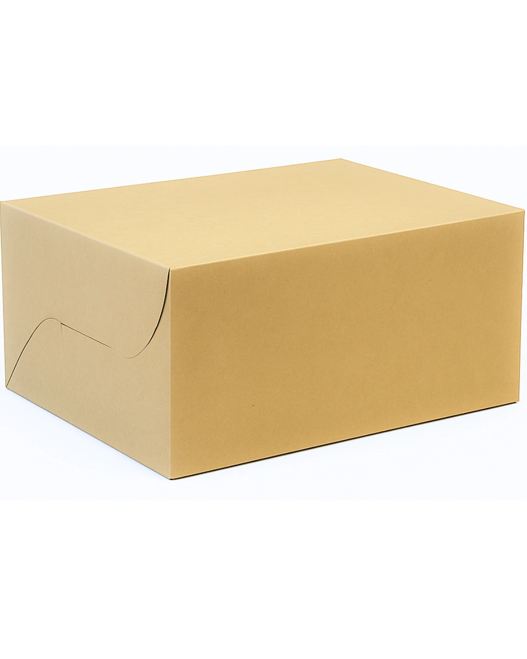 L7xW5xH3 inch 3 Pastry Box Brown Virgin Kraft Paper Without Window-1000/Ctn
