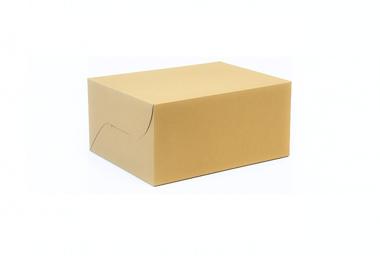 L7xW5xH3 inch 3 Pastry Box Brown Virgin Kraft Paper Without Window-1000/Ctn