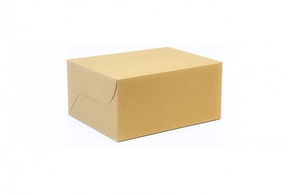 L7xW5xH3 inch 3 Pastry Box Brown Virgin Kraft Paper Without Window-1000/Ctn