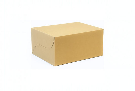 L7xW5xH3 inch 3 Pastry Box Brown Virgin Kraft Paper Without Window-1000/Ctn