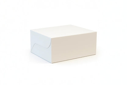 L7xW5xH3 inch 3 Pastry Box White Virgin Kraft Paper Without Window-1000/Ctn