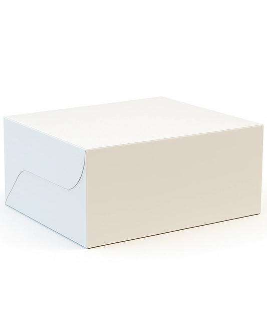 L7xW5xH3 inch 3 Pastry Box White Virgin Kraft Paper Without Window-1000/Ctn