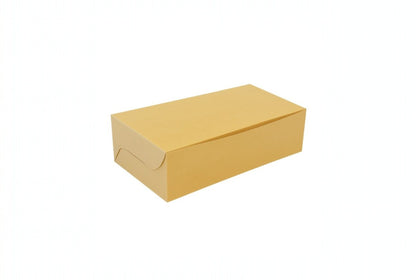 L7.5xW4xH2.5 inch 250Gms Brown Virgin Kraft Paper Plum Cak Box Without Window-1000/Ctn