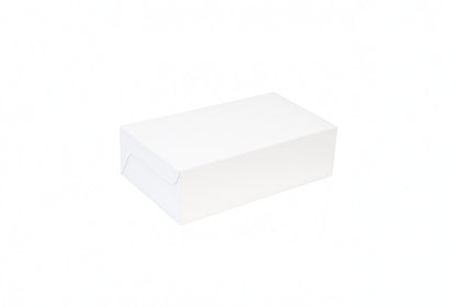L7.5xW4xH2.5 inch 250Gms White Virgin Kraft Paper Plum Cake Box Without Window-1000/Ctn
