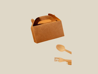 Flat salad bowl with lid