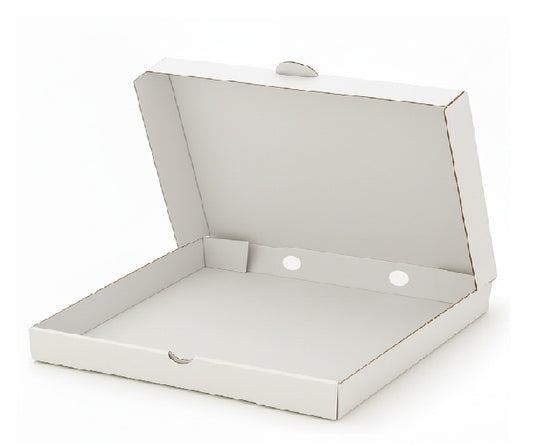 8inch Pizza Box 3Ply 200+120+200 Gsm Un Printed White