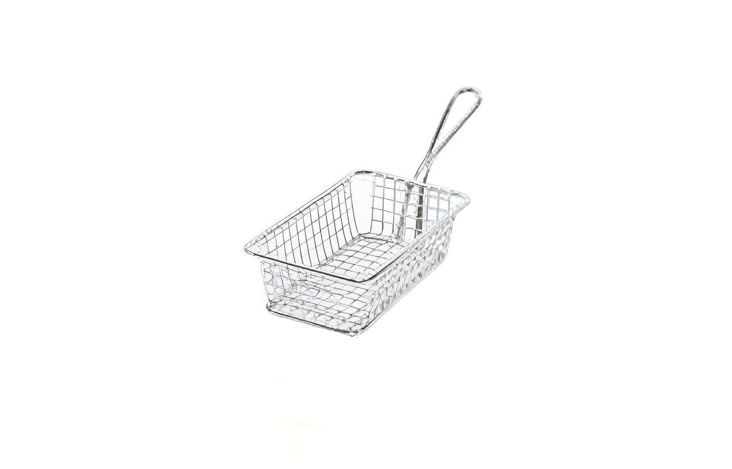 Stainless Steel Serving Basket 16x10x4.5cm Rectangular