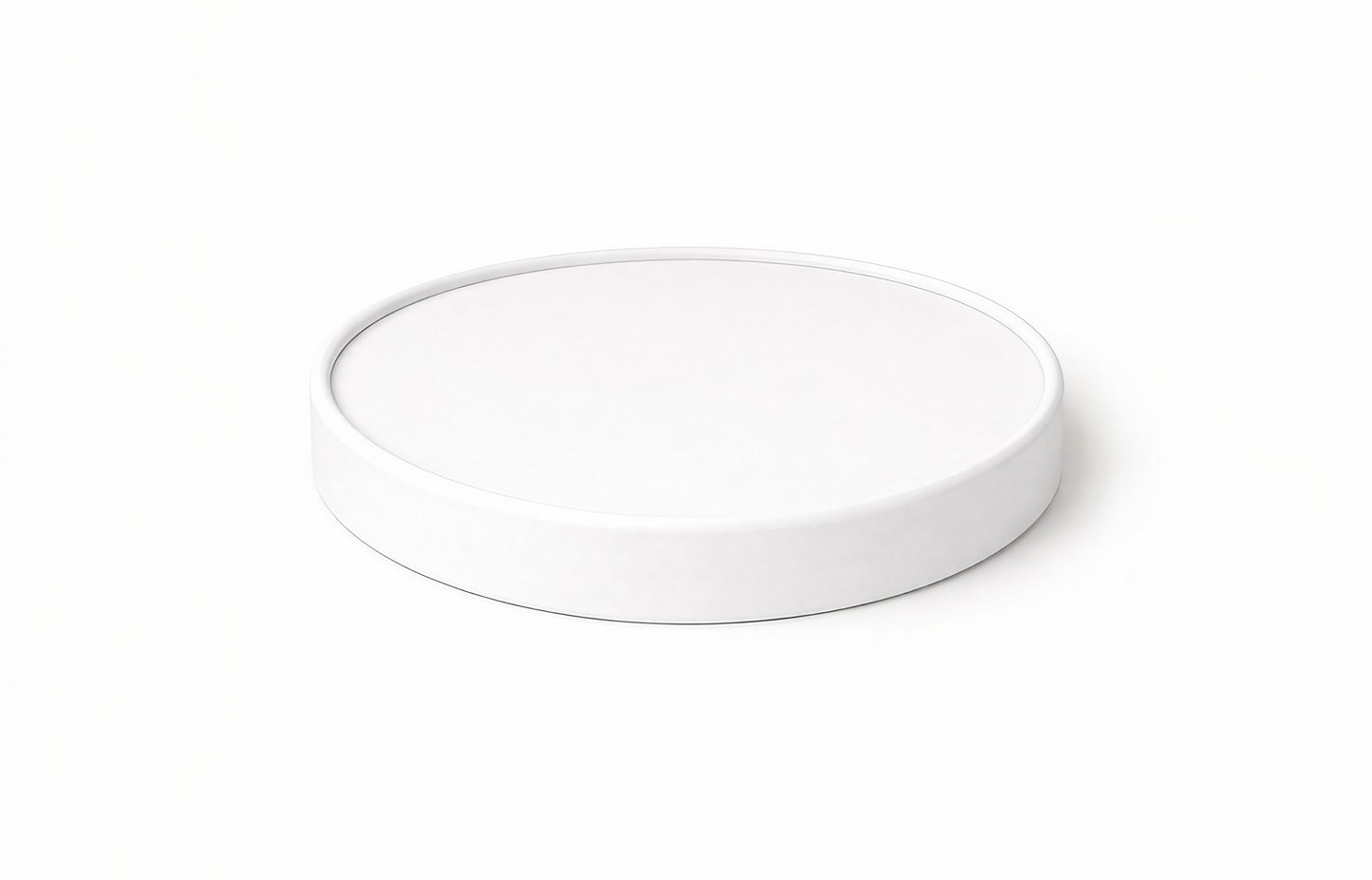 Paper Lids for 750ml and 1000ml Flat Kraft White Salad Bowl(150mm)