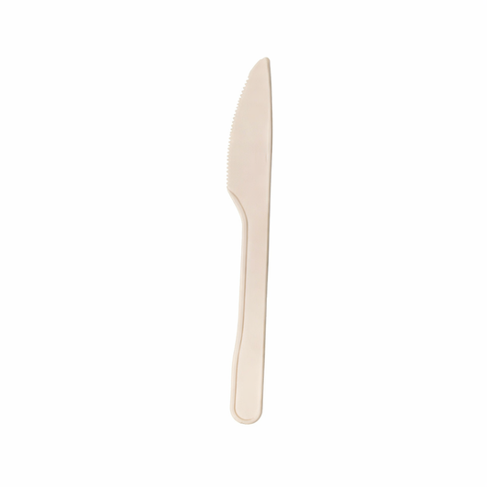 6.5- Inch Cornstarch Knife Biodegradable(signature)