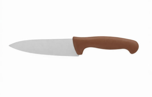 8-inch Blade Chef Knife In Brown