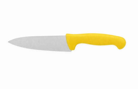 8-inch Blade Chef Knife In Yellow