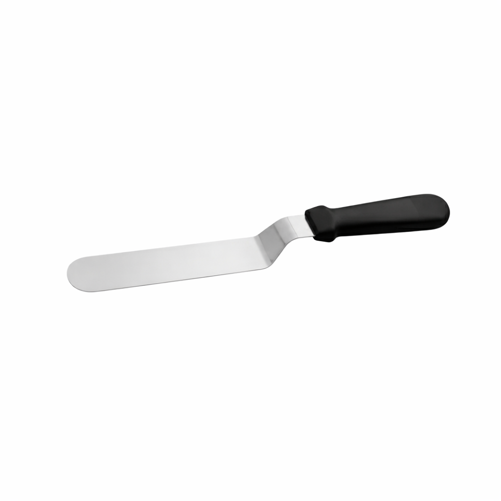 Commercial Pallet Knife Cranked Blade 6-inch Black Stainless steel